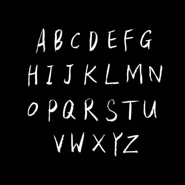 vektör yazı tipleri / el yazısı kaligrafi