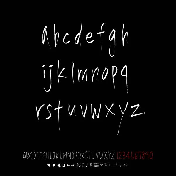 Векторні Шрифти Ручна Каліграфія — стоковий вектор