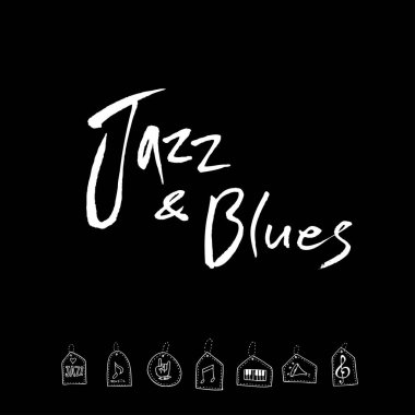 konser poster / yarım yamalak müzik illüstrasyon - vektör