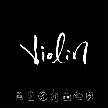 konser poster / yarım yamalak müzik illüstrasyon - vektör