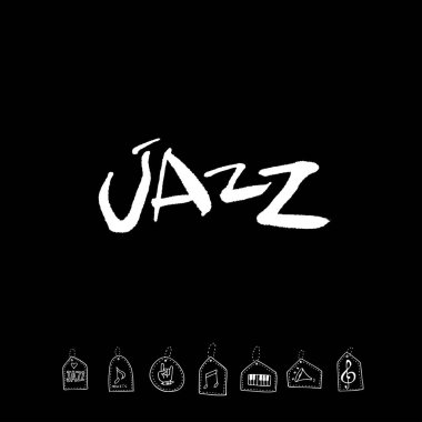 konser poster / yarım yamalak müzik illüstrasyon - vektör