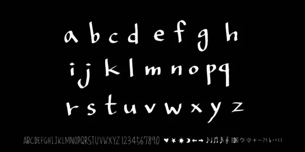 Векторні Шрифти Ручна Каліграфія Ліцензійні Стокові Вектори