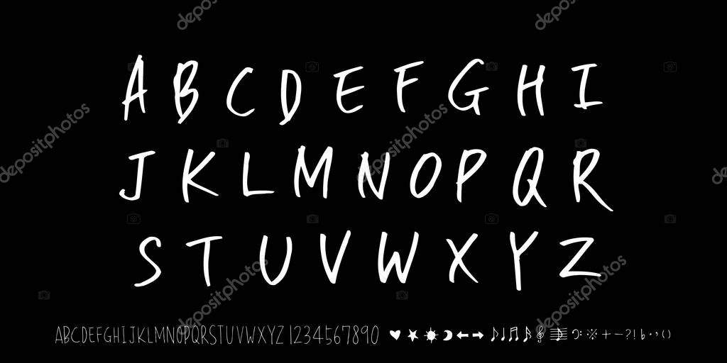 Vector fonts / Handwritten calligraphy
