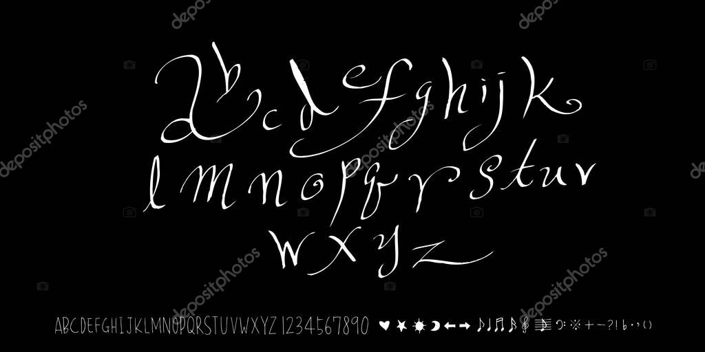 Vector fonts / Handwritten calligraphy