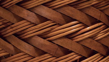 hasır veya rattan sepet doku. Yüksek çözünürlükte sorunsuz doku. ağaç renk.