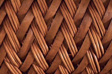hasır veya rattan sepet doku. Yüksek çözünürlükte sorunsuz doku. ağaç renk.