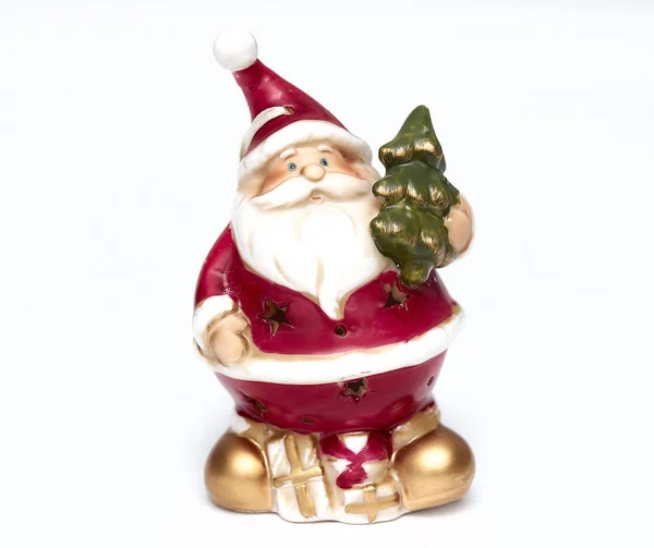 Cute Santa Claus Doll Adorable Santa Claus Decorative Toy Insulator — Stock Photo, Image