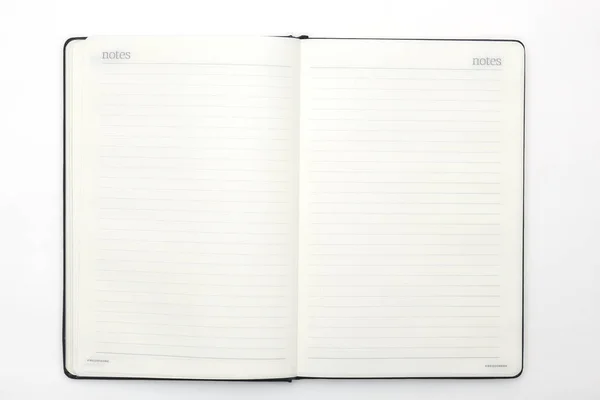 Caderno Lápis Sobre Fundo Branco Fundo Abstrato Para Pintura Desenho — Fotografia de Stock