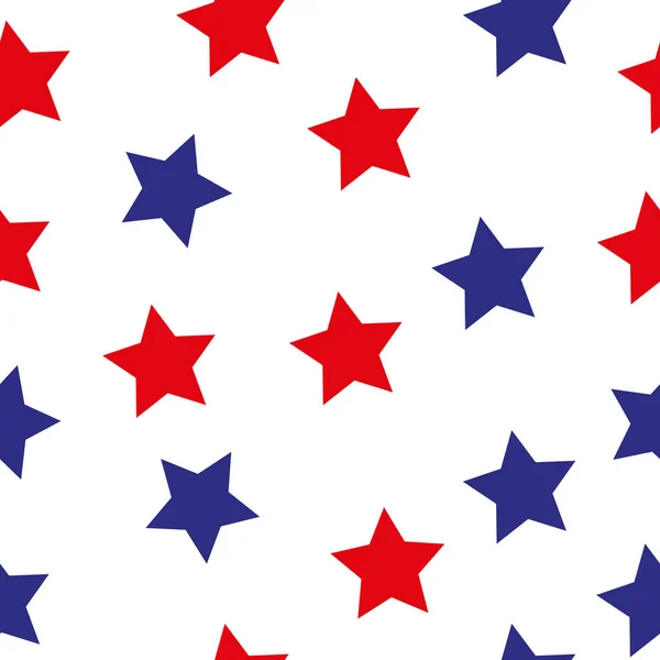 美国星旗图案抽象无缝纹理矢量艺术插画 — 图库矢量图片
