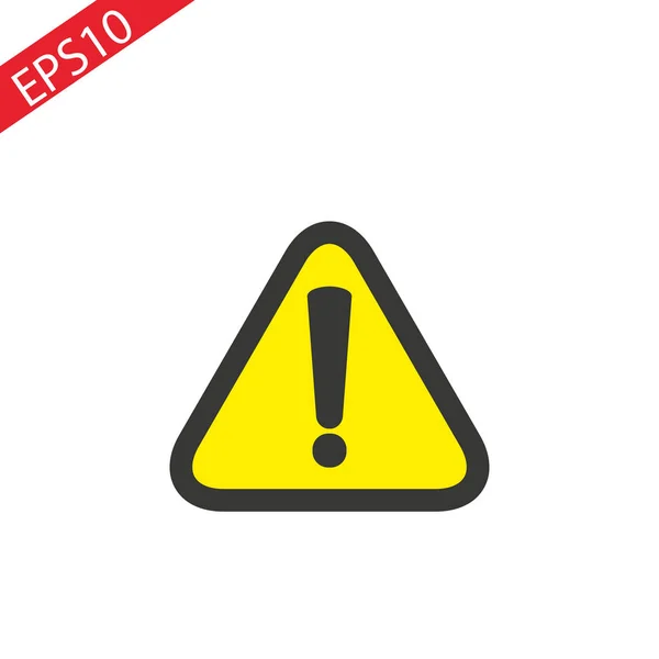 Warnzeichen Für Gefahrzeichen Vektor Symbol Folge — Stockvektor