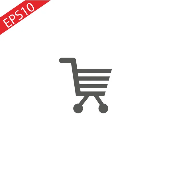 Carrito Compra Ilustración Icono Simple Para Diseño Web Móvil Eps — Vector de stock