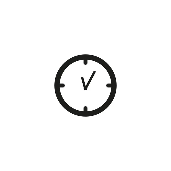 Einfache Reihe Von Zeitbezogenen Vektorzeilensymbolen Enthält Symbole Wie Timer Geschwindigkeit — Stockvektor