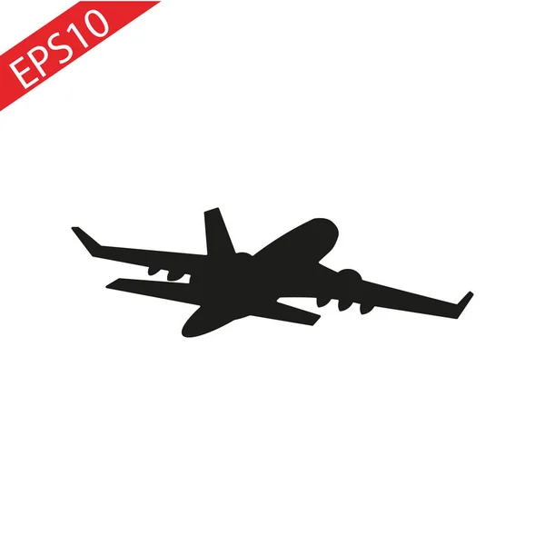 Aircraft Icon Vector Stock Vector Illustration Flat Design Style Eps — Stock Vector