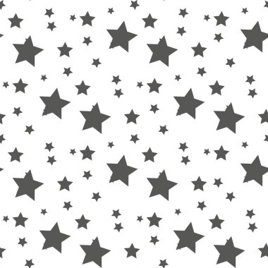 Yıldız seamless modeli. Şirin çocuk yıldız seamless modeli. Yıldız ile sorunsuz bilmece. Yıldız arka plan. Bebekler moda. Vektör çizim, eps 10