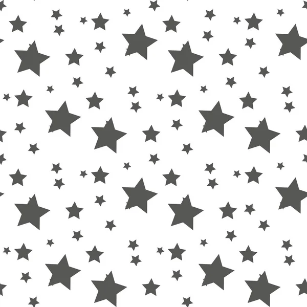 Звездный Бесшовный Шаблон Симпатичные Детишки Звезда Бесшовный Шаблон Бесшовная Болтовня — стоковый вектор