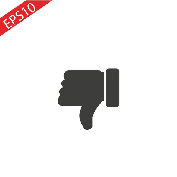 Dislike Icon Thumb Button Bad Symbol Negative Illustration Eps — Stock Vector