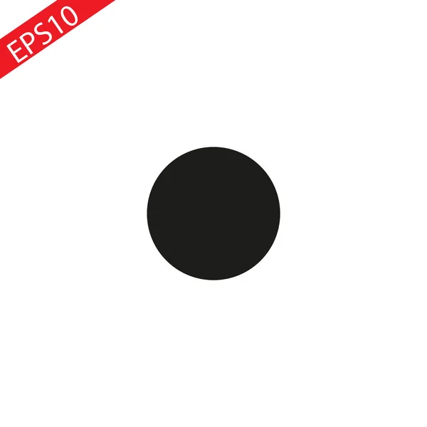Emblema de plástico preto isolado sobre fundo branco — Vetor de Stock