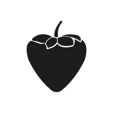 Çilek simgesi. Vektör konsept illüstrasyon tasarımı için.