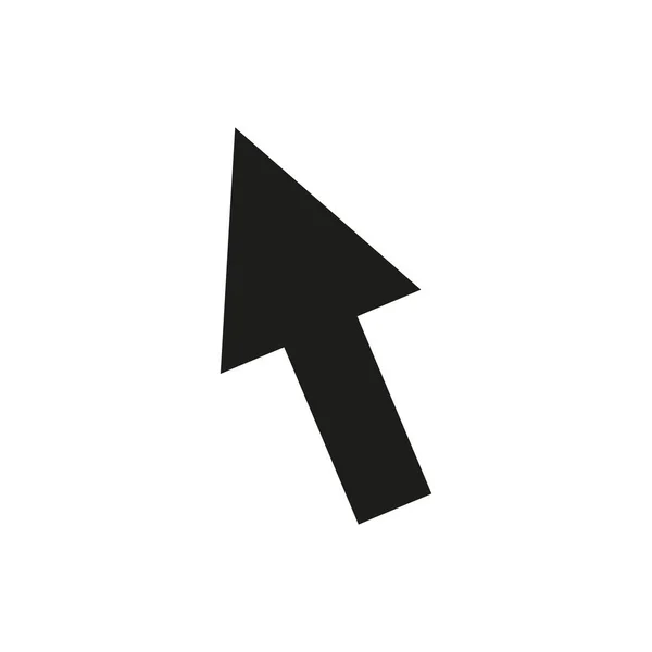 Ícone de cursor em estilo moderno plana isolada no fundo. logotipo do ícone, aplicativo, UI. ícone de cursor de linha ilustração vetorial , —  Vetores de Stock