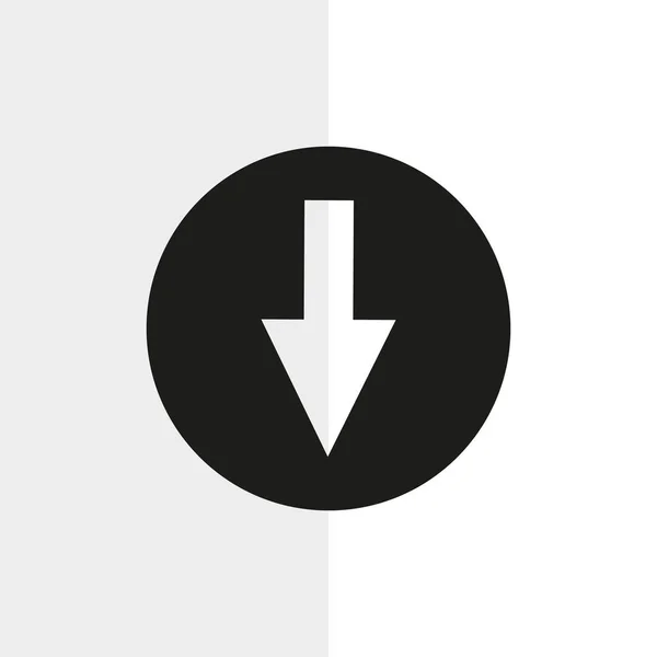 Кнопка Звантаження Векторна Піктограма Eps — стоковий вектор