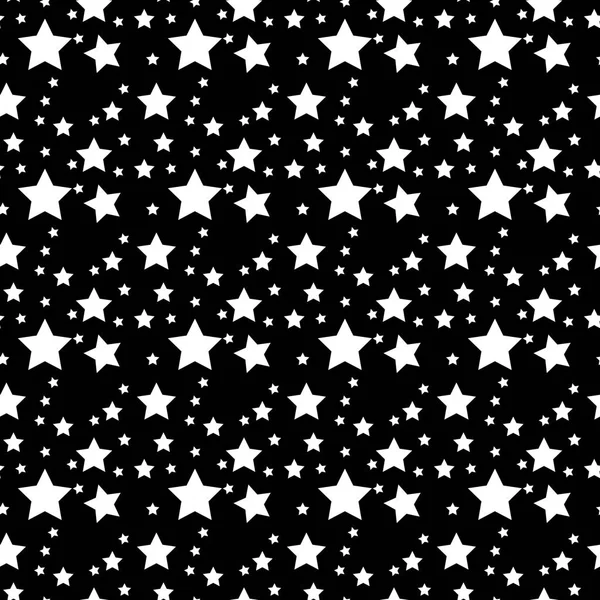 Shimmering Stars Confetti on Night Sky. Carte de souhaits, mariage, modèle d'invitation Contexte. Luxe, motif design glamour . — Image vectorielle