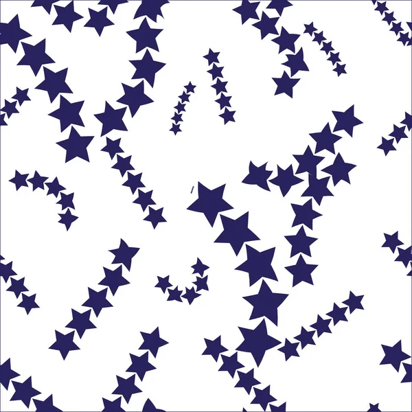 Patrón geométrico monocromo abstracto sin costura con estrellas. Papel de envolver. Papel de libro de recortes. Baldosas. Ilustración vectorial. Antecedentes Textura gráfica para papel pintado de diseño . — Vector de stock