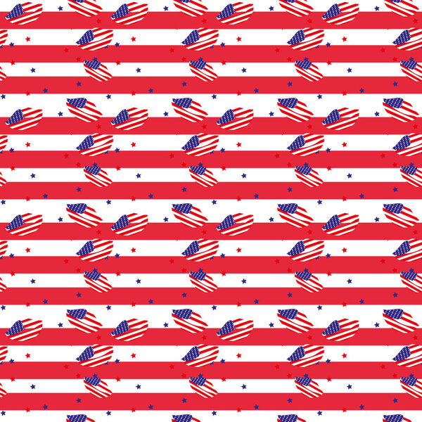 Векторный бесшовный узор с нарисованными вручную губами
.