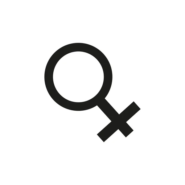 Gender-Symbol isolierte Illustration. Vektor männliche Geschlechtssymbole. — Stockvektor