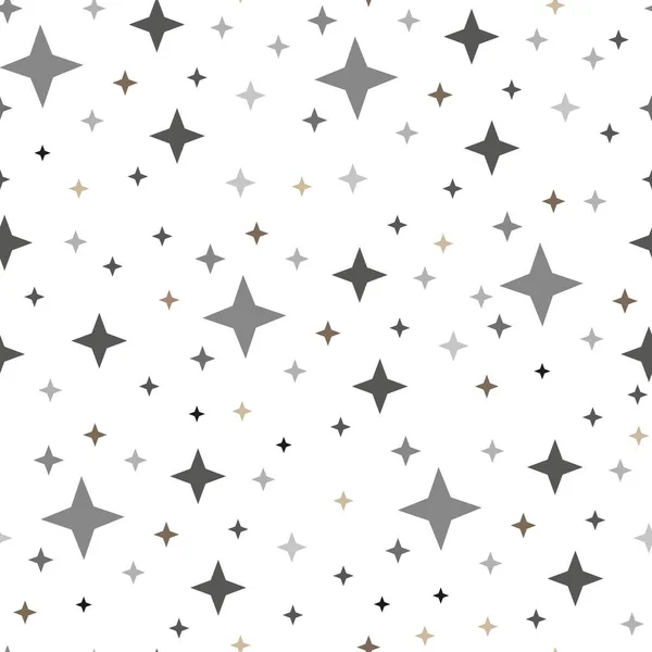 Векторные бесшовные звёзды. Звездный фон на основе случайных элементов для концепции высокого разрешения . — стоковый вектор