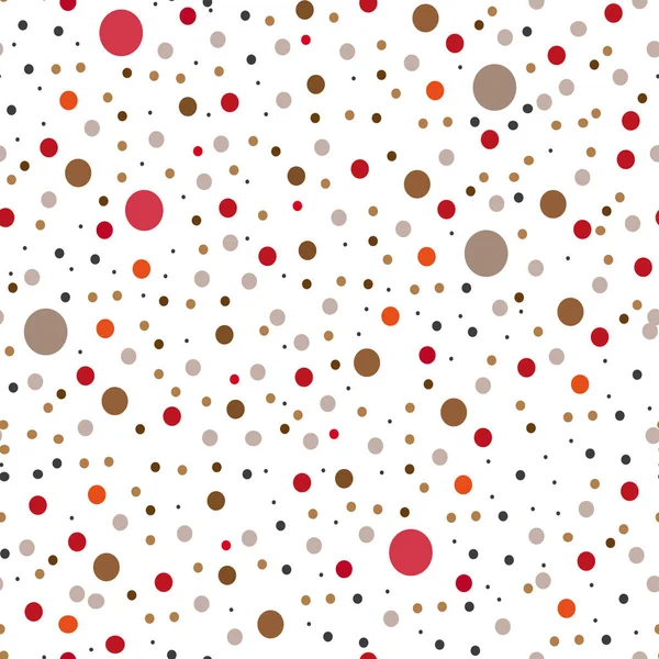 Polka Noktalı deseni, sorunsuz vektör arka plan.