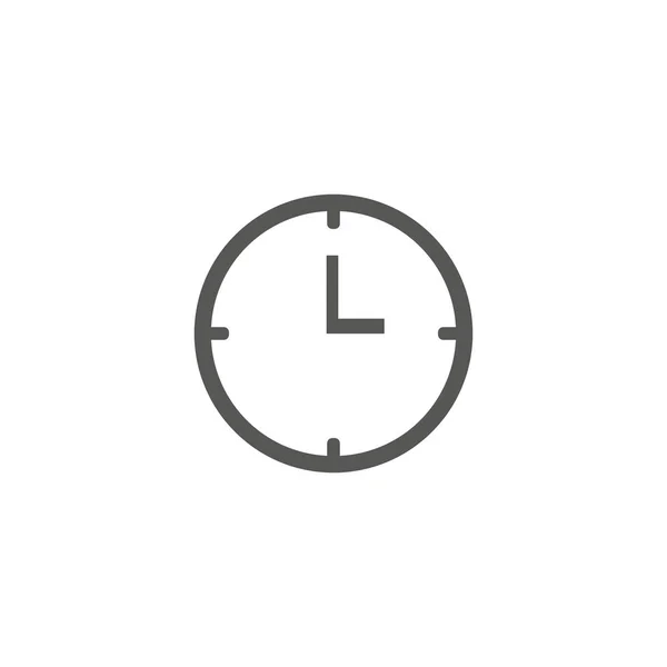 Icono del reloj Ilustración vectorial en whrite backround EPS10 — Vector de stock