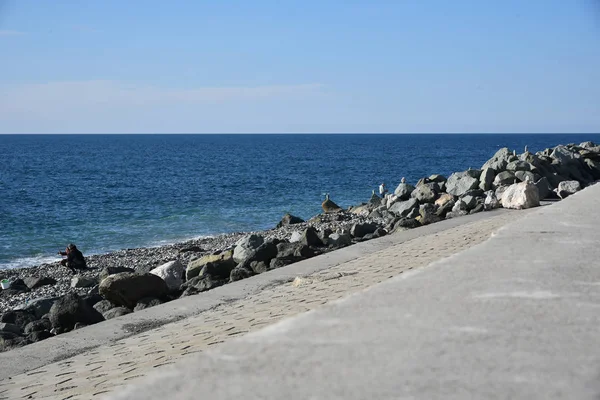 Soçi, Adler, Rusya Olimpiyat Parkı 'nın Embankment. Seyahat.