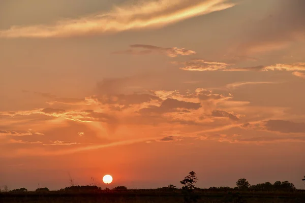 Небо Заході Сонця Пейзаж — стокове фото