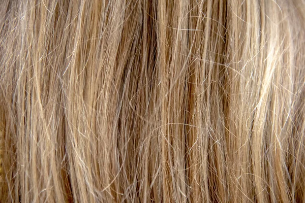Női Hosszú Haja Szőke Textúra Közelről — Stock Fotó