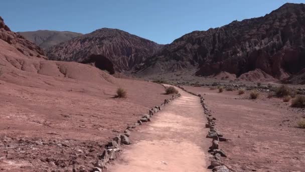 Cile. Deserto di Atacama. Moon Valley . — Video Stock