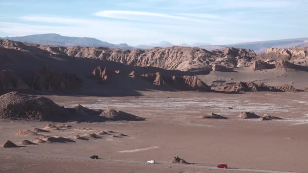 Chile. Desierto de Atacama. Valle de Luna . — Vídeos de Stock