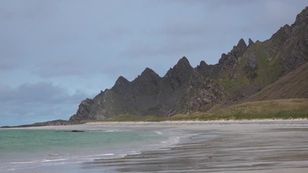 Norway.Unique paisagens da Ilha Senja . — Vídeo de Stock