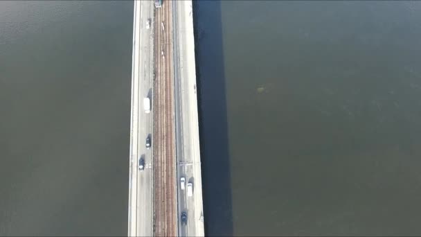 Ukraine. Kiev. Une vue aérienne de la rivière Dnipro.