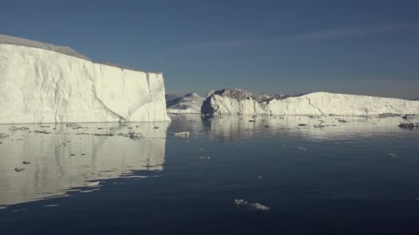 Antartide. Ambiente dell'oceano Antartico. Ghiaccio Artico Natura Paesaggio del riscaldamento globale e dei cambiamenti climatici — Video Stock