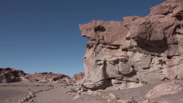 智利。阿塔卡马沙漠的风景 — 图库视频影像
