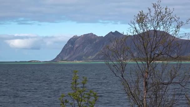 Norway.Unique landscape of the Senja Island. — стоковое видео