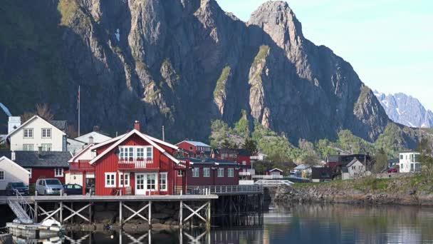 Isole Lofoten, Reine, Moskenes, Scandinavia, Norvegia, Europa. — Video Stock