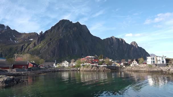 Lofoten Islands, Reine, Moskenes, Scandinavia, Norway, Europe. — Stock Video