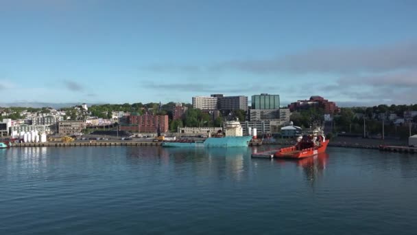 Kanada mı? Newfoundland ve Labrodor. St. Johns. — Stok video