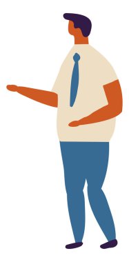 Bütünlük İnsanları Düz Karakter Vektörü