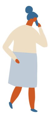 Bütünlük İnsanları Düz Karakter Vektörü