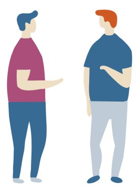 Düz Vektörle Konuşan İki Adam