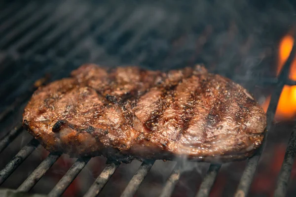 Premium Steak Steak Ribeye Being Prepared Josper Grill — Stock Photo, Image