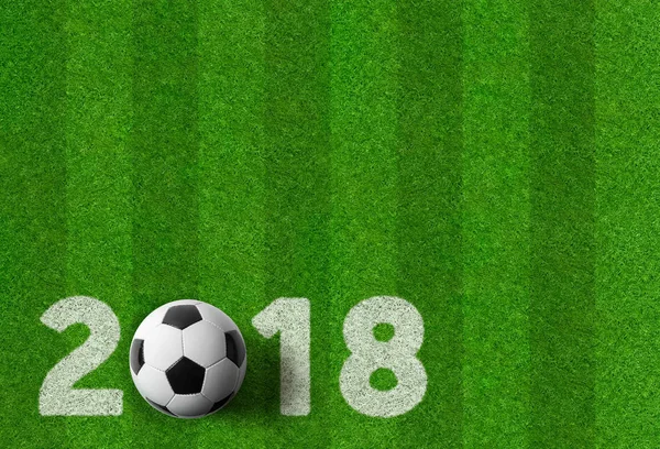 Uno Sfondo Calcio 2018 — Foto Stock