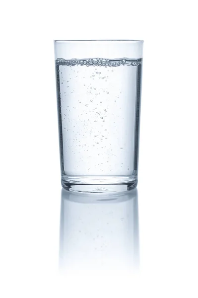 Vidro Isolado Com Água — Fotografia de Stock